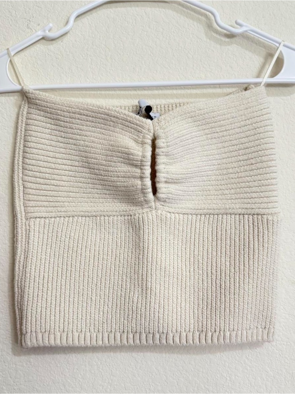 Zara Cream Tube Top